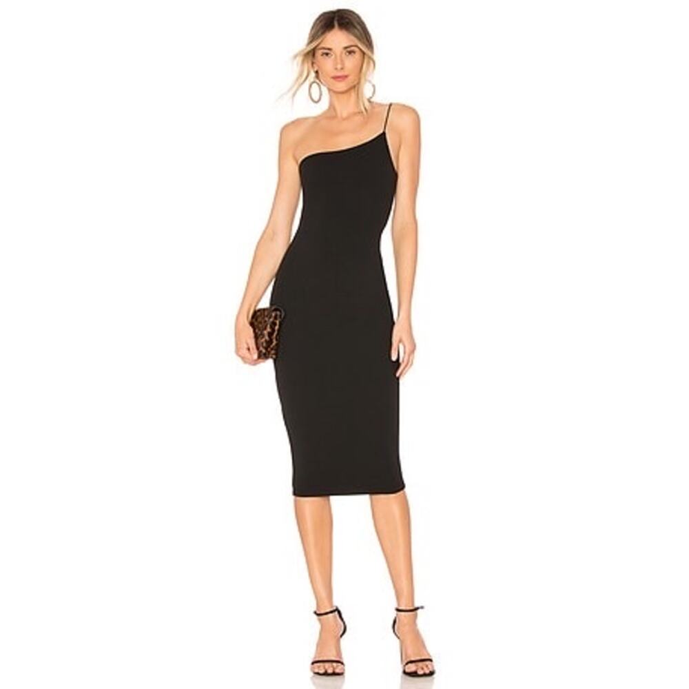 NOOKIE Penelope Midi Dress in Black sz XS